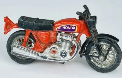 VTG LESNEY MATCHBOX 1978 #18 HONDA HONDARORA MOTORCYCLE RED HTF ENGLAND - Image 1 of 4