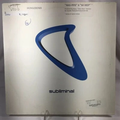 Mongobonix - "Mas-Pito" b/w "So Deep" - 12" Single Subliminal # SUB20 - Image 1 of 4