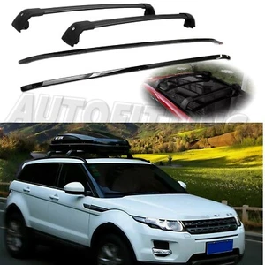 Barras transversales de riel de techo 4 piezas para portaequipajes Land Rover Evoque 2012-2018 - Imagen 1 de 4