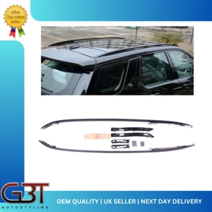 FOR LAND ROVER DISCOVERY SPORT ROOF RAILS BLACK (2014+) PANORAMIC RAILS OE STYLE - Picture 1 of 10