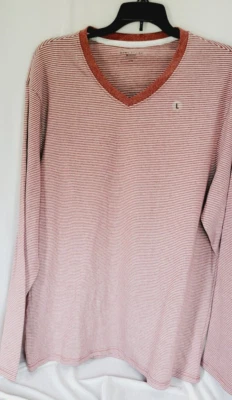 CAMISA ESTRUCTURA HOMBRE CUELLO EN V MANGA LARGA ÓXIDO RAYAS GRANDE Foto 1 de 2