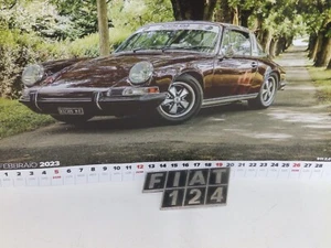 FIAT 124 - EMBLEMA FIAT 124 IN METALLO - Bild 1 von 3