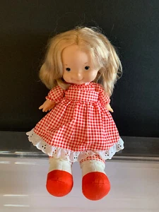 MUÑECA VINTAGE FISHER PRICE LAPSITTER *MARY* RUBIA CON OJOS AZULES #200 AÑOS 70 - Imagen 1 de 2