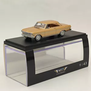 NEO 1/43 Chevrolet Nova SS 1963 modellini in resina oro collezione auto - Foto 1 di 6