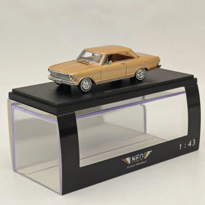 NEO 1/43 Chevrolet Nova SS 1963 Gold Resin Models Car Colllection - Image 1 of 4