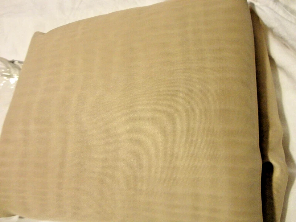 Designables French France Tergal Sheer Scarf in Taupe Color 59” W x 216" L New - Image 1 of 4