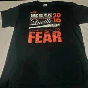 TWD (The Walking Dead) ~ VOTE NEGAN / LUCILLE ~ 2016 Large T-Shirt - Picture 1 of 2