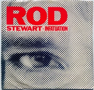 ROD STEWART Infatuation / She Wont Dance -Vinyl 45rpm 1980 Warner Bros 7-29256 - Picture 1 of 6