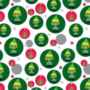 Elf Movie Raised by Elves Premium Gift Wrap Wrapping Paper Roll - Picture 1 of 5