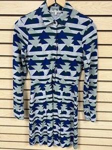 RACHEL RACHEL ROY Women's Long Sleeve Aztec Southwest Knit Snap Front Dress S - Picture 1 of 10