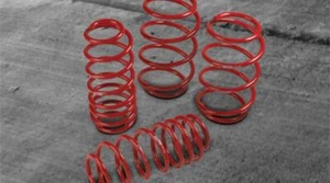 New OEM Toyota Front & Rear TRD Lowering Springs in Red '09-'13 Corolla & Matrix - Picture 1 of 2