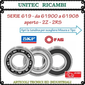 SKF FAG 61900 61901 61902 61903 61904 61905 61906 61907 61908 2Z 2RS Bearing - Picture 1 of 5