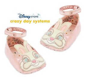 Disney Store Baby Shoes Size 5 , 7 Miss Bunny 12 Months -24 Months Girl NEW