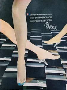 1954 Women's Phoenix hosiery stockings legs beauty boses vintage Ad - Picture 1 of 1