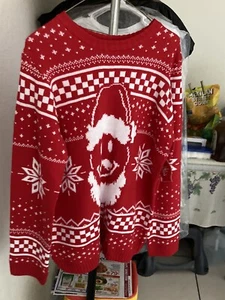 Holiday Time Boys XXL 18 Ugly Sweater Smiley Face Santa  - Picture 1 of 3