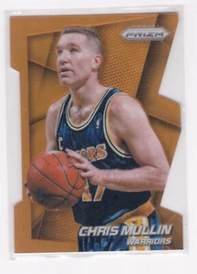 2013-14 Panini Prizm #244 Chris Mullin naranja troquelado Prizm 119/139 Golden State - Imagen 1 de 2