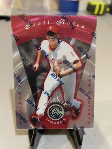 Scott Rolen 1997 Pinnacle Totally Certified PLATINUM RED /3999 ROOKIE #112 - Picture 1 of 2