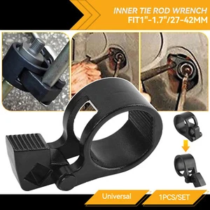 Llave de varilla de amarre interior 27-42 mm herramienta de garaje universal para extracción de orugas de dirección negra. - Imagen 1 de 20