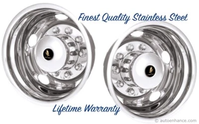 19.5" Chevy Chevrolet Gmc P30 Stainless Wheel Simulator Rim Liner Hubcap Cover © - Image 1 of 4