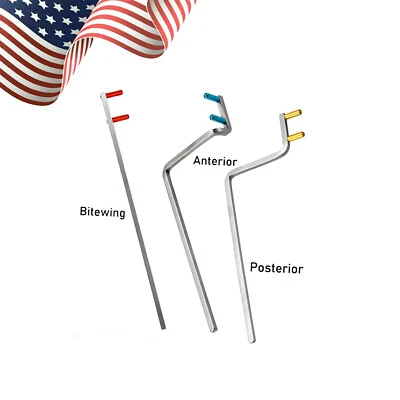Dental X-Ray XCP Holder Bite Bitewing Indicator Metal Bar Arm 134℃ Autoclavable
