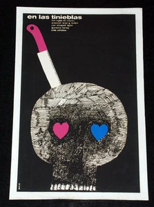 Póster original de la película cubana 1977 RELOJ NOCTURNO.Película americana.Liz Taylor.Arte Hutton - Imagen 1 de 4