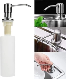 Yohom Edelstahl Spüle Seifenspender Pumpe & Flasche neu kostenlose P&P! - Bild 1 von 3