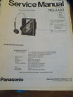 Technics / Panasonic RQ-JA62   Portable Cassette  Player     Service Manual
