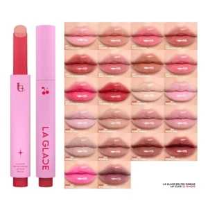 La Glace Melted Sundae Lip Click Juicy Lipstick Color Makeup Plump Lips 2g. New - Picture 1 of 32
