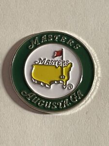(1) Undated Masters Tournament 1" Coin Golf Marker - Augusta National Golf Club