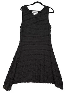 Max Studio Women’s Black Sleeveless, Pencil Midi Ribbed Dress Size XL - Picture 1 of 14