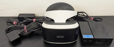 Sony PlayStation VR Brille Headset V1 mit Zubehör gebraucht B-Ware - Bild 1 von 3