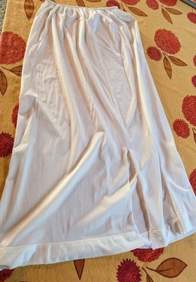 Media falda de nailon grande vintage Sears con abertura lateral deslizable 35" 'anti-adherente no se desliza Foto 1 de 4