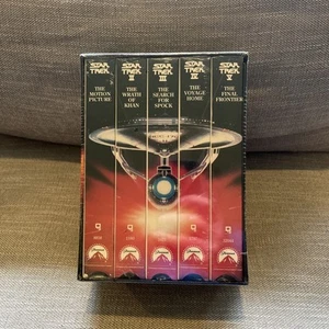 Star Trek The Movies 25th Anniversary Collector’s Set VHS – Sealed Box Set - Picture 1 of 4