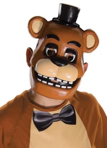 Freddy 1/2 Mask Five Nights Fancy Dress Up Halloween Child Costume Accessory - Picture 1 of 1
