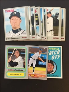 2019 Topps Heritage Detroit Tigers Master Team Set 19 Cards Low & High SP Insert - Picture 1 of 1