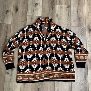 Southwest Boho Lucky Brand Western Southwest Azteken Strickjacke Pullover Gr. 3XL - Bild 1 von 9