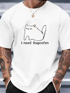 I Need Ibuprofen T-Shirt, Funny trendy Meme t shirt, Unisex funny Humor tee top - Picture 1 of 4
