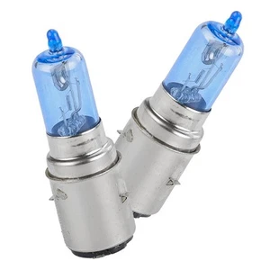 2pcs Super White 12V 35/35W BA20D Car Motorcycle Halogen Lamp Bulbs - Picture 1 of 7