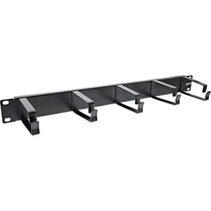 10x InLine 19" Kabelführungspanel, 5 große Bügel, RAL 9005, schwarz - Bild 1 von 1