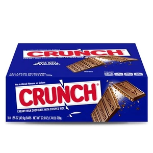 , Bulk 18 Pack, Milk Chocolate and Crisped Rice, Full Size Individually Wrapp... - Picture 1 of 7