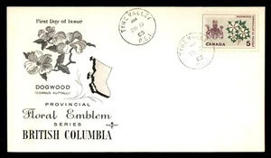 Mayfairstamps Canada FDC 1965 dogwood flower rose craft First Day Cover aau_8190 - Picture 1 of 2
