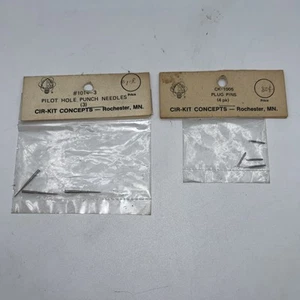 De colección. PINS ENCHUFABLES Y AGUJAS PERFORADORAS PILOTO CASA DE MUÑECAS MINIATURA--Cir-Kit Concepts - Imagen 1 de 4
