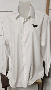 Cutter & Buck Miller Lite Employee Button Up Shirt White Men's 2X Long Sleeve - Picture 1 of 5