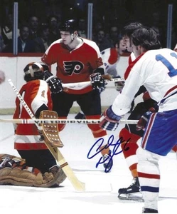 Signed  8x10 ANDRE DUPONT Philadelphia Flyers Photo - COA - Picture 1 of 1