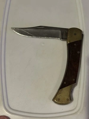 Schrade LB7 Uncle Henry Wood Handle Lockback Pocketknife  - Vintage - Case - USA - Image 1 of 4