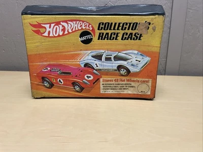 Estuche de carreras Hot Wheels 1969 vintage 48 autos coleccionistas original 4 bandejas sin autos Foto 1 de 4
