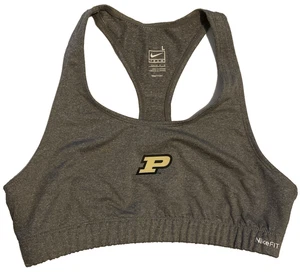 Nike Team Fit-Dri Purdue Boilermakers grau LG Racerback Sport BH Logo P Swoosh - Bild 1 von 18