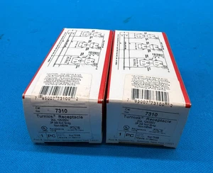 Set of 2 - Pass & Seymour 7310 Legrand 20A Turnlok Receptacle Locking Outlet - Picture 1 of 5