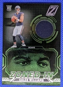 2024 Panini Zenith CALEB WILLIAMS RC #ZI-CWS Zoned In Chicago Bears - Picture 1 of 2