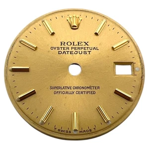 Genuine Rolex Oyster Perpetual Datejust 26mm Dial Champagne Gold 6917 - Picture 1 of 4